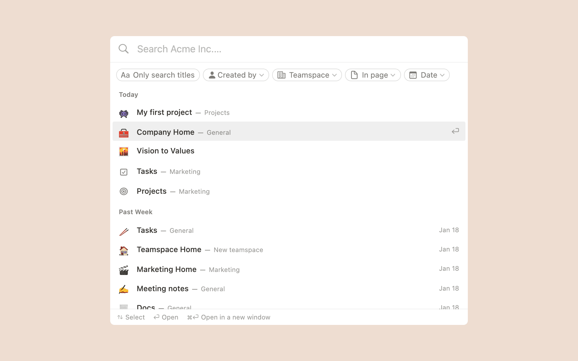 検索機能を使う - Hero