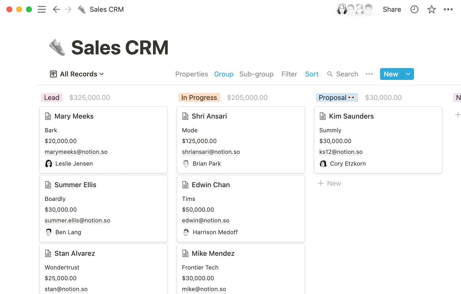 情報を整理、分類する必要のある場合、特に異なるビューがあると便利な場合は、最初からデータベースを使うのがおすすめです。