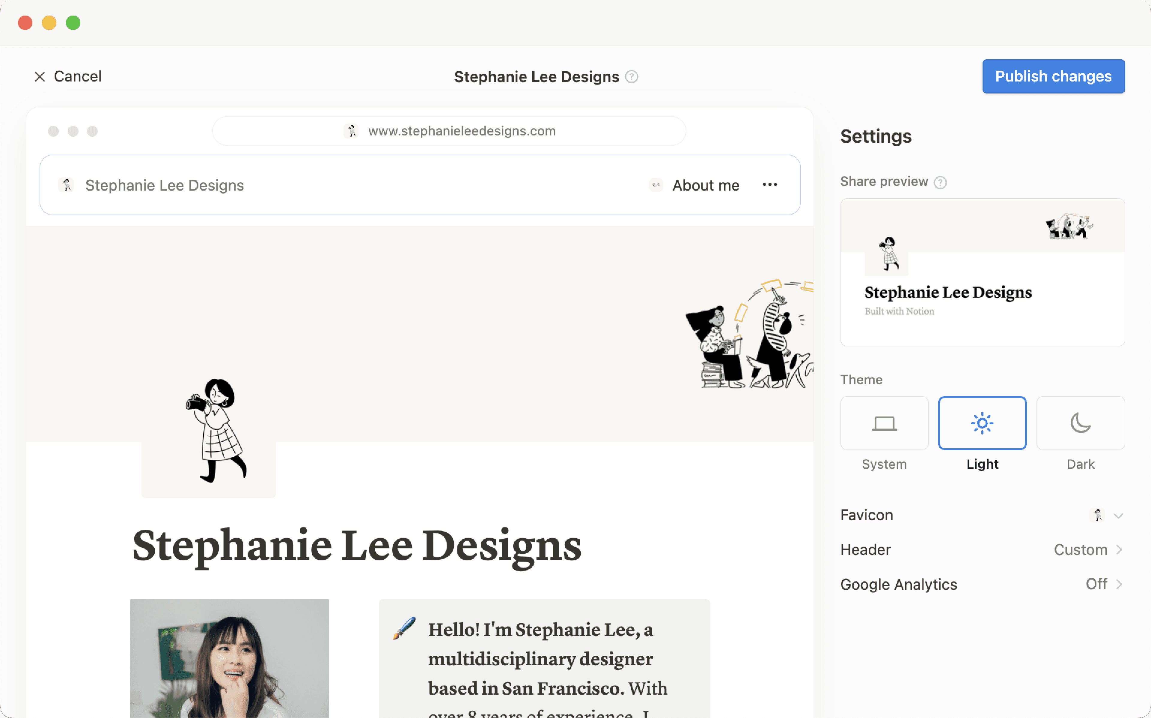 hc: サイトエディター hero